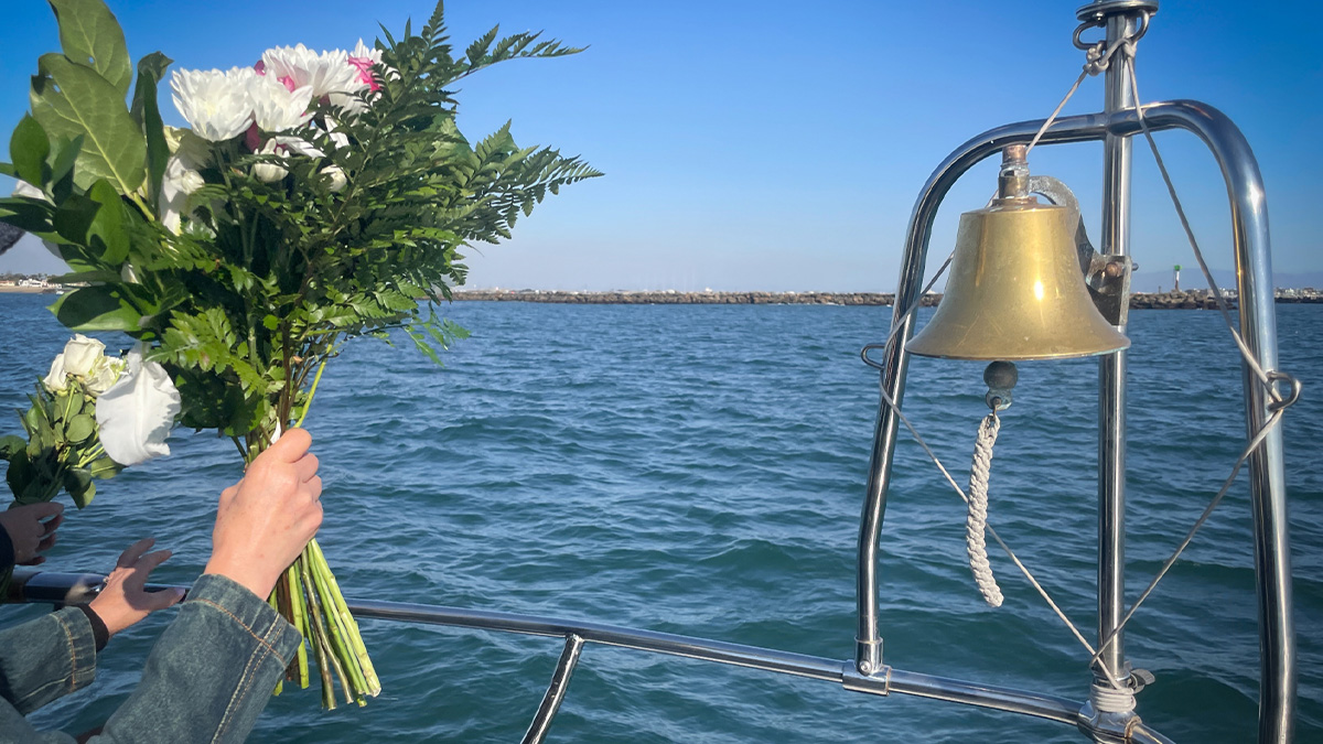 海洋散骨のイメージ